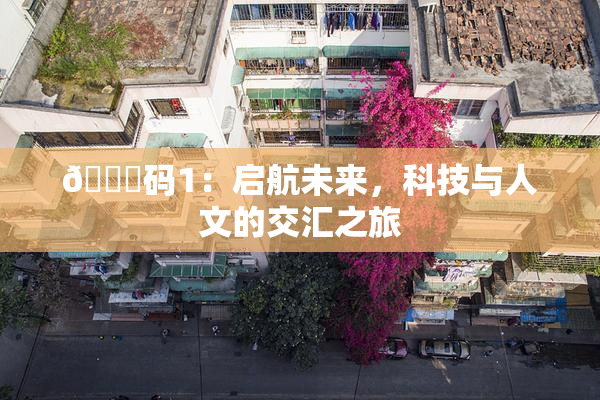 🈚码1：启航未来，科技与人文的交汇之旅