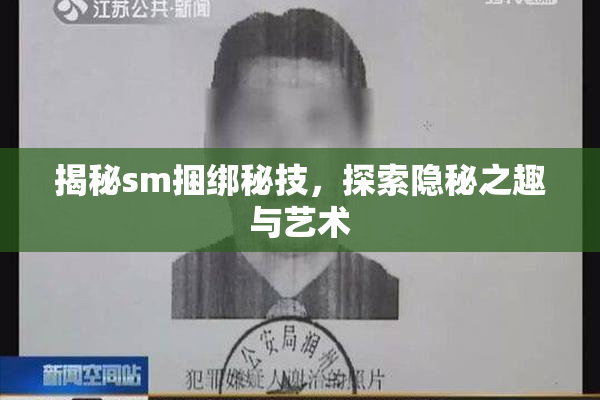 揭秘sm捆绑秘技，探索隐秘之趣与艺术