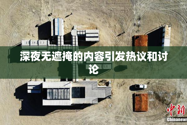 深夜无遮掩的内容引发热议和讨论