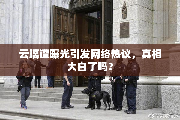 云璃遭曝光引发网络热议，真相大白了吗？
