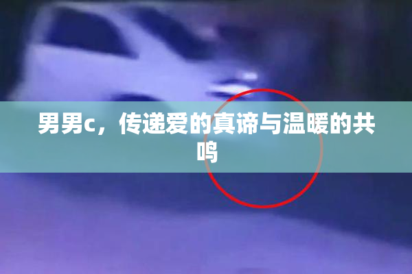 男男c，传递爱的真谛与温暖的共鸣