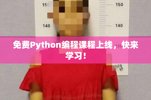免费Python编程课程上线，快来学习！