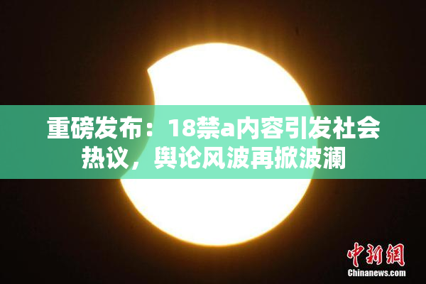 重磅发布：18禁a内容引发社会热议，舆论风波再掀波澜