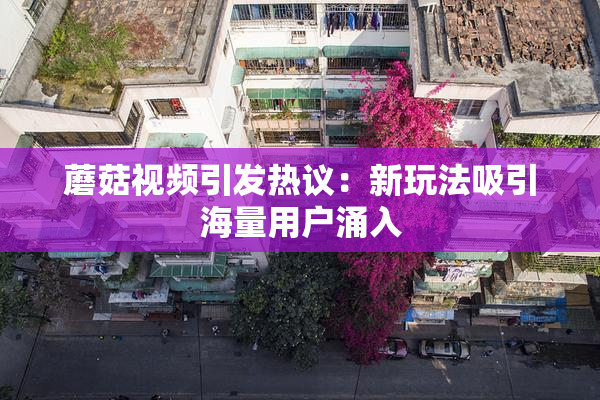 蘑菇视频引发热议：新玩法吸引海量用户涌入