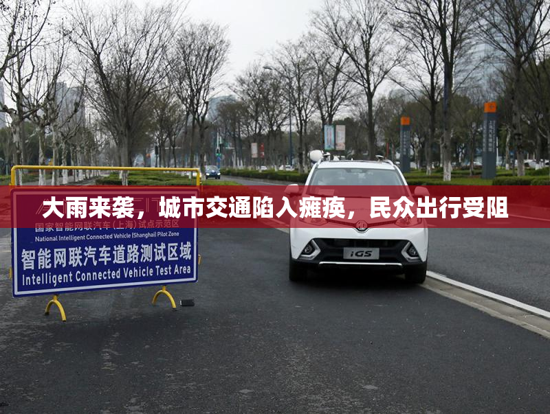 大雨来袭，城市交通陷入瘫痪，民众出行受阻
