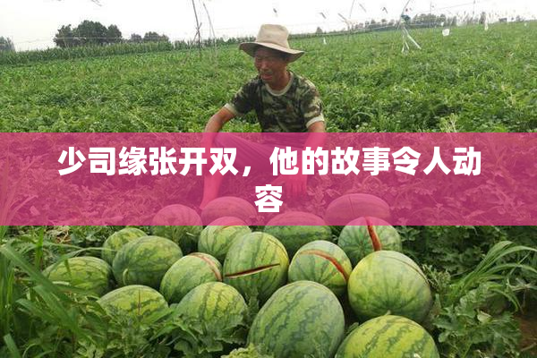 少司缘张开双，他的故事令人动容