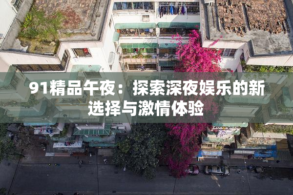 91精品午夜：探索深夜娱乐的新选择与激情体验