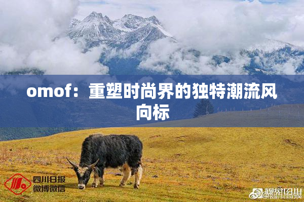 omof：重塑时尚界的独特潮流风向标