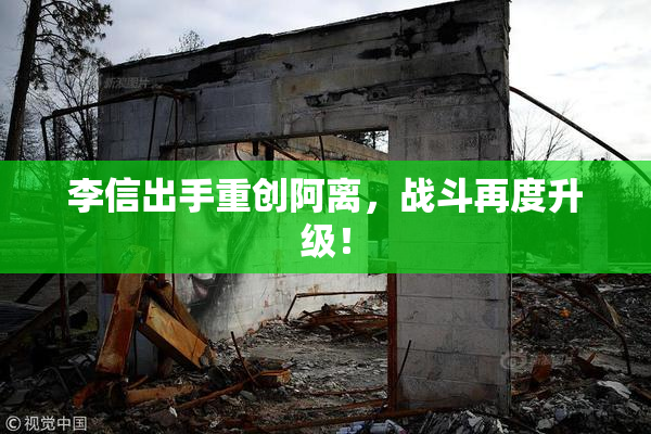 李信出手重创阿离，战斗再度升级！