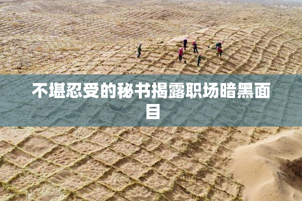 不堪忍受的秘书揭露职场暗黑面目