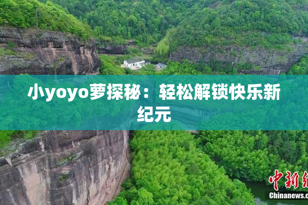 小yoyo萝探秘：轻松解锁快乐新纪元