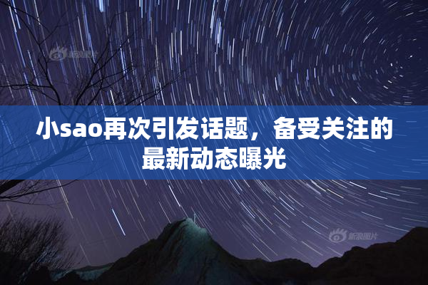 小sao再次引发话题，备受关注的最新动态曝光