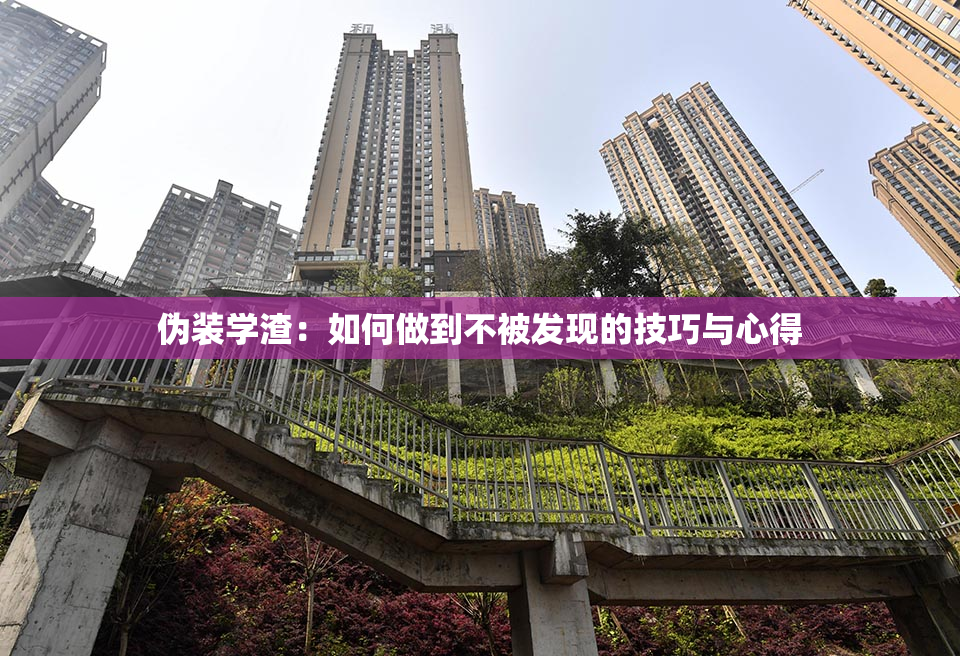 伪装学渣：如何做到不被发现的技巧与心得