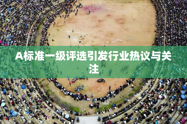 A标准一级评选引发行业热议与关注