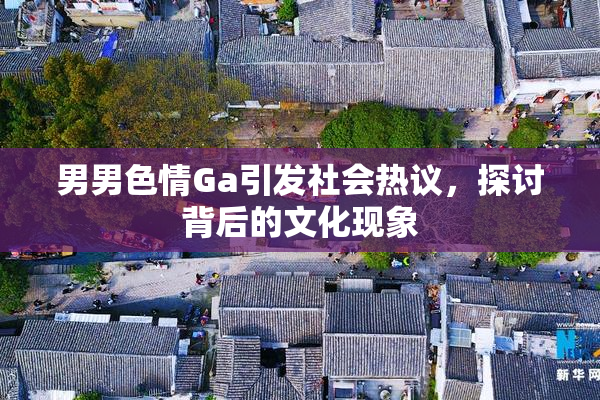 男男色情Ga引发社会热议，探讨背后的文化现象