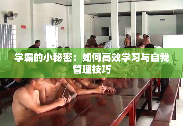 学霸的小秘密：如何高效学习与自我管理技巧