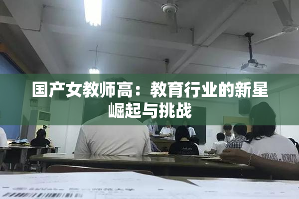 国产女教师高：教育行业的新星崛起与挑战