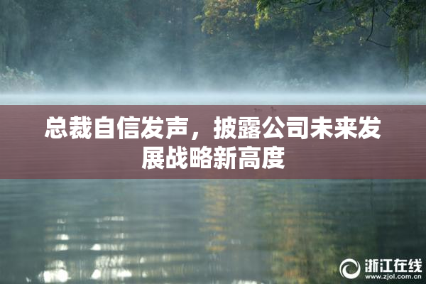 总裁自信发声，披露公司未来发展战略新高度