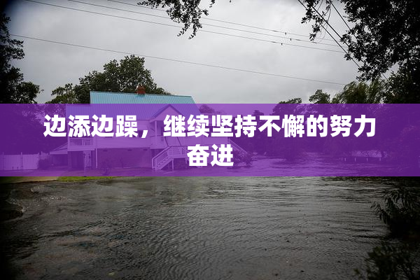 边添边躁，继续坚持不懈的努力奋进