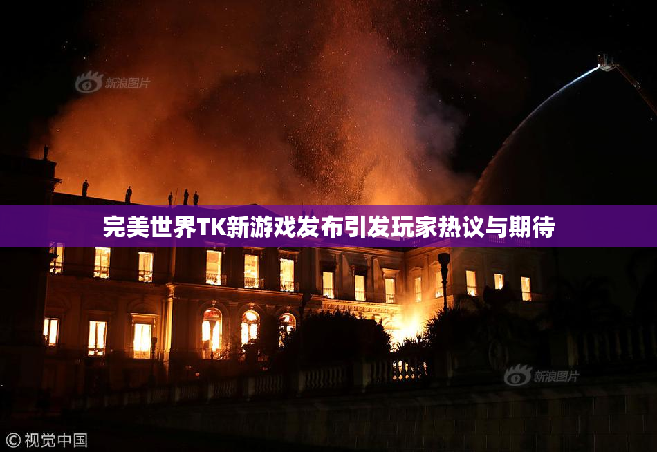 完美世界TK新游戏发布引发玩家热议与期待