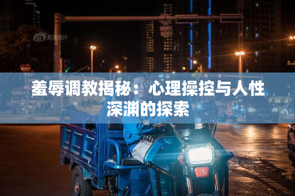 羞辱调教揭秘：心理操控与人性深渊的探索