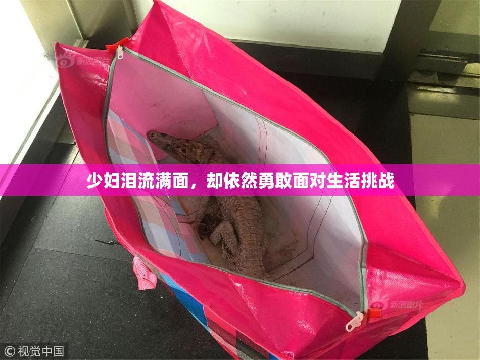 少妇泪流满面，却依然勇敢面对生活挑战
