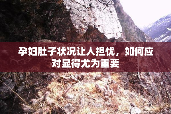 孕妇肚子状况让人担忧，如何应对显得尤为重要