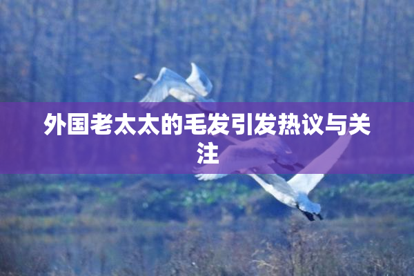 外国老太太的毛发引发热议与关注