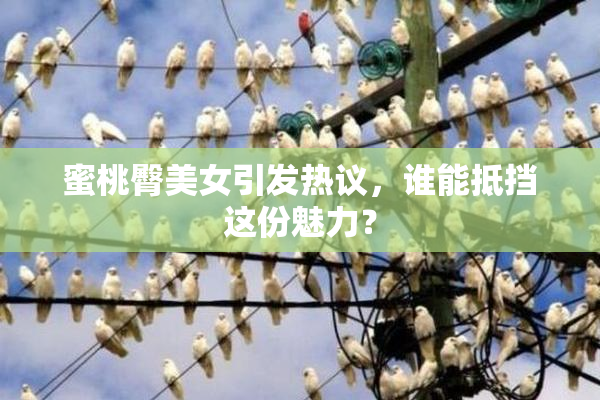 蜜桃臀美女引发热议，谁能抵挡这份魅力？