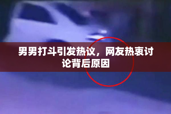 男男打斗引发热议，网友热衷讨论背后原因