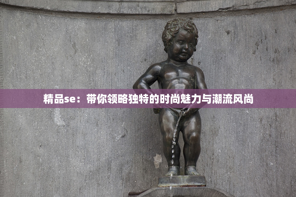 精品se：带你领略独特的时尚魅力与潮流风尚