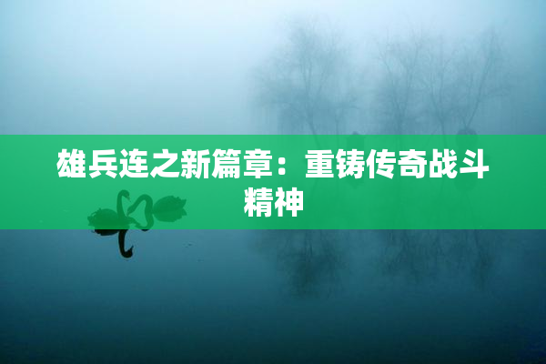 雄兵连之新篇章：重铸传奇战斗精神