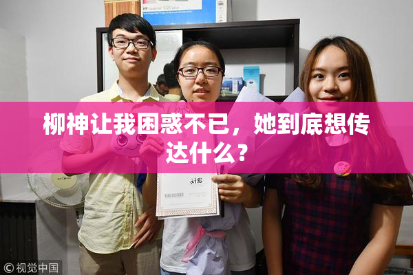 柳神让我困惑不已，她到底想传达什么？