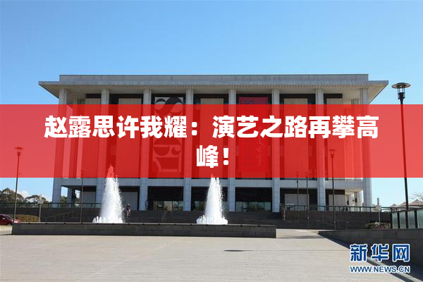 赵露思许我耀：演艺之路再攀高峰！