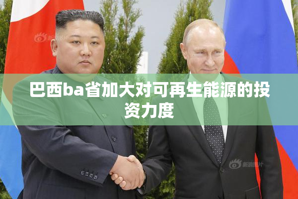 巴西ba省加大对可再生能源的投资力度