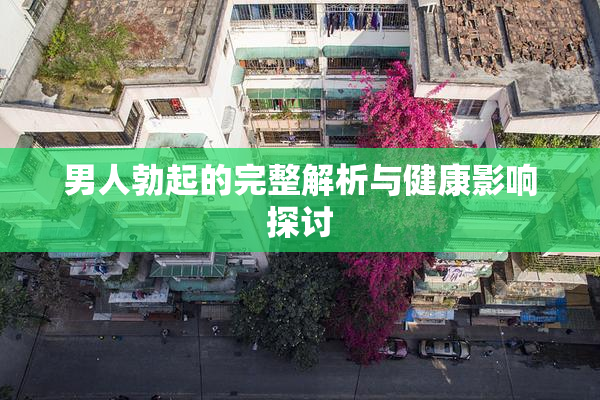 男人勃起的完整解析与健康影响探讨