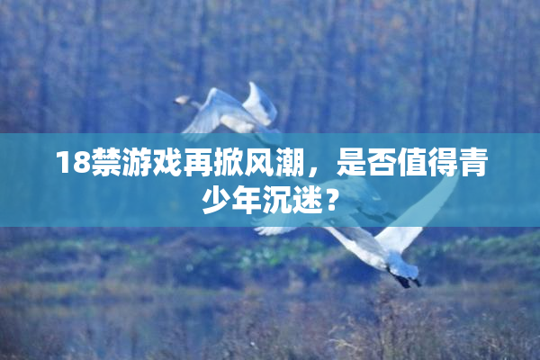 18禁游戏再掀风潮，是否值得青少年沉迷？
