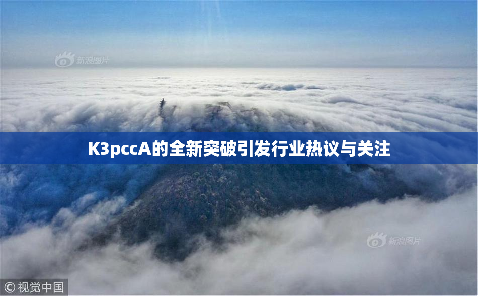 K3pccA的全新突破引发行业热议与关注