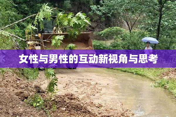 女性与男性的互动新视角与思考