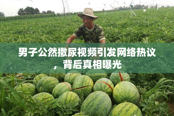 男子公然撒尿视频引发网络热议，背后真相曝光