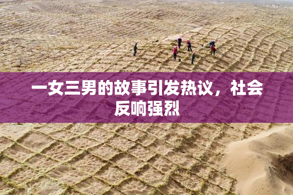 一女三男的故事引发热议，社会反响强烈