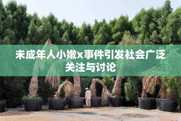 未成年人小嫩x事件引发社会广泛关注与讨论