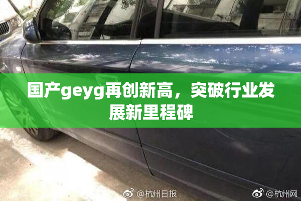 国产geyg再创新高，突破行业发展新里程碑