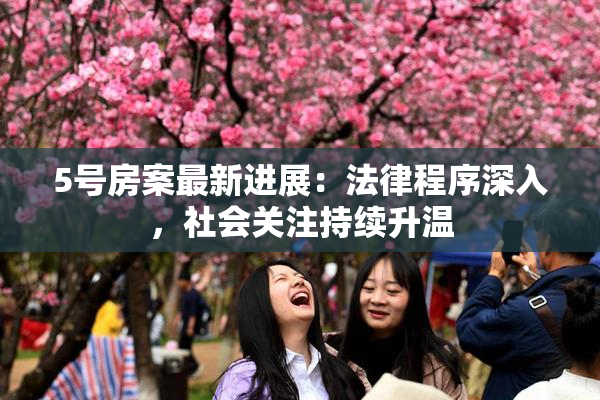 5号房案最新进展：法律程序深入，社会关注持续升温