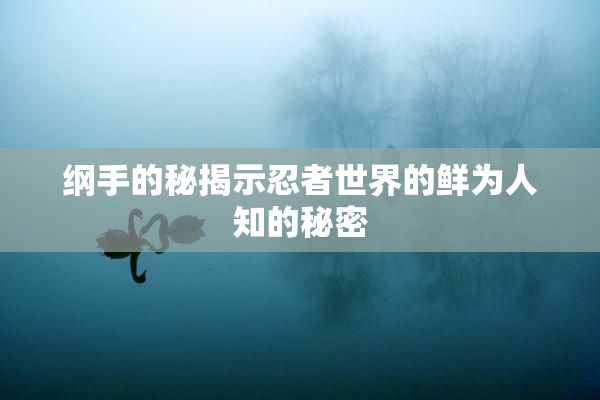纲手的秘揭示忍者世界的鲜为人知的秘密