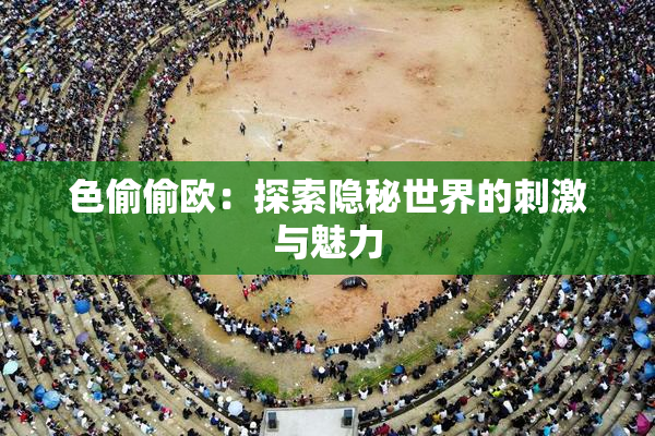 色偷偷欧：探索隐秘世界的刺激与魅力