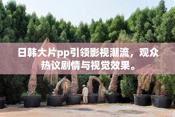 日韩大片pp引领影视潮流，观众热议剧情与视觉效果。