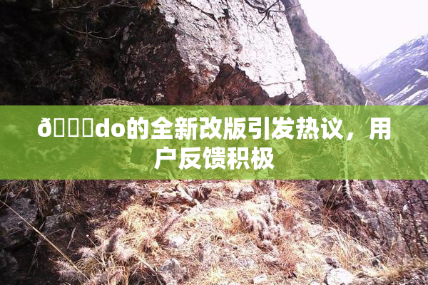 🔞do的全新改版引发热议，用户反馈积极
