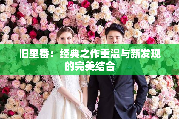 旧里番：经典之作重温与新发现的完美结合