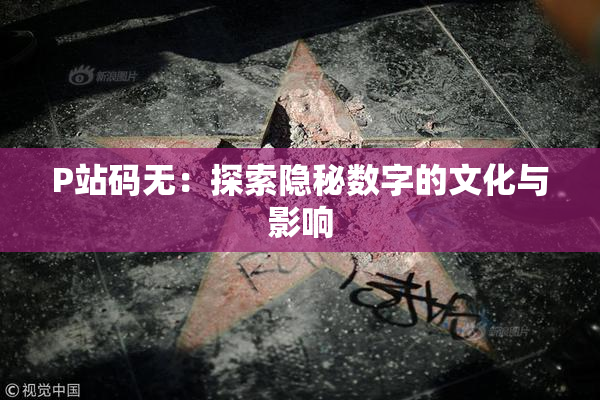 P站码无：探索隐秘数字的文化与影响